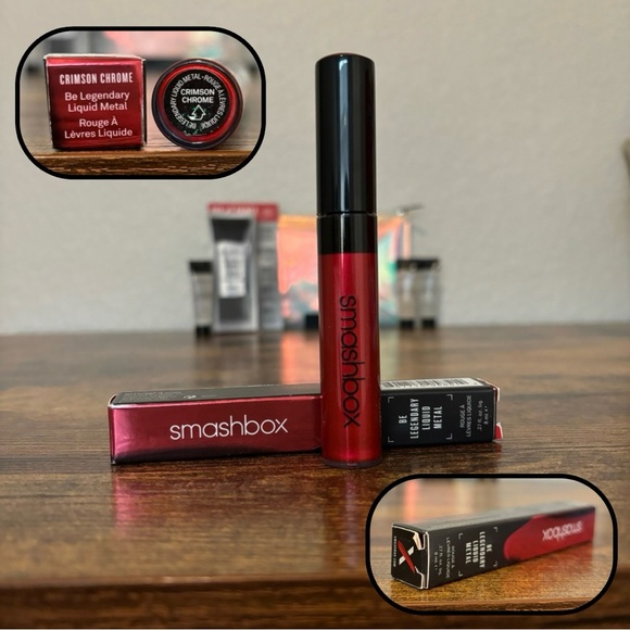 NEW Smashbox Full Size Oil-Free Photo Finish Primer Be Legendary Lipstick Bundle - Picture 5 of 10